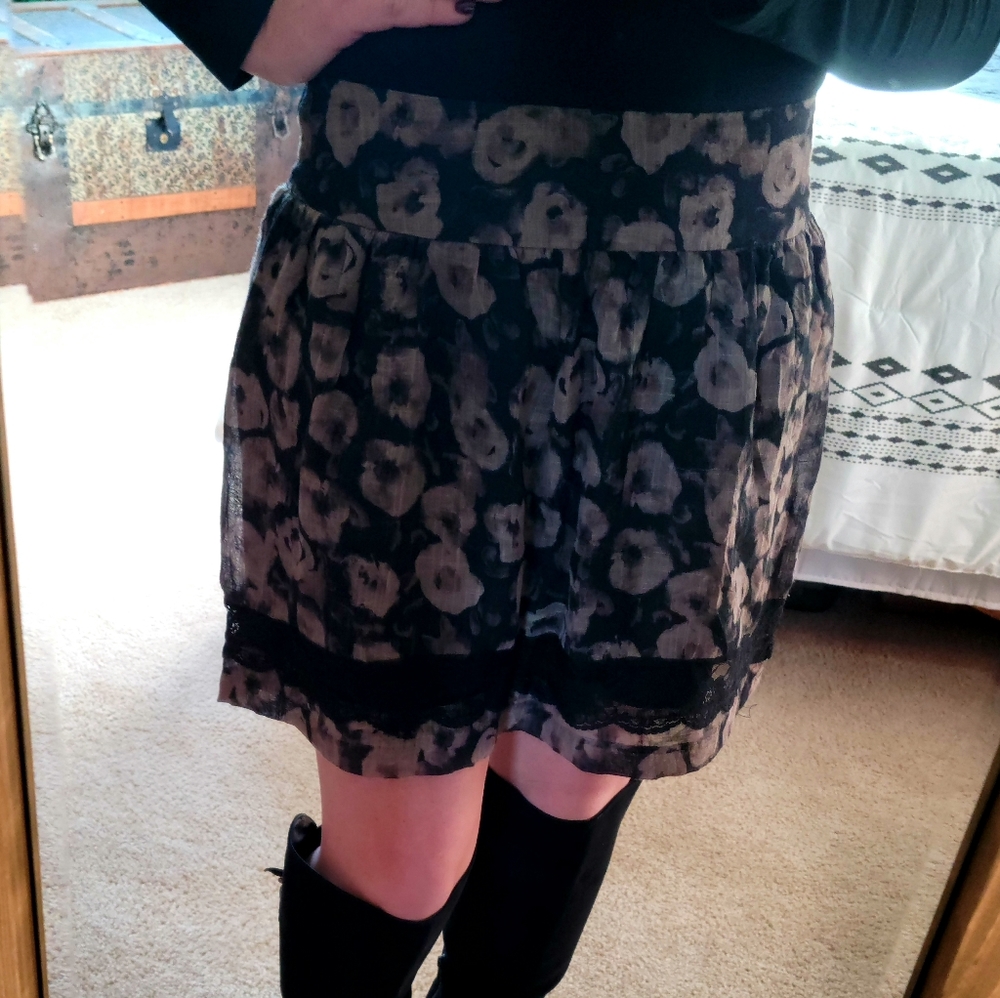 Stooshy Floral Skirt